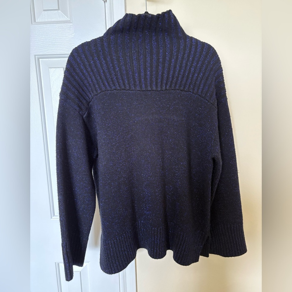 Cos High Neck Metallic Sweater